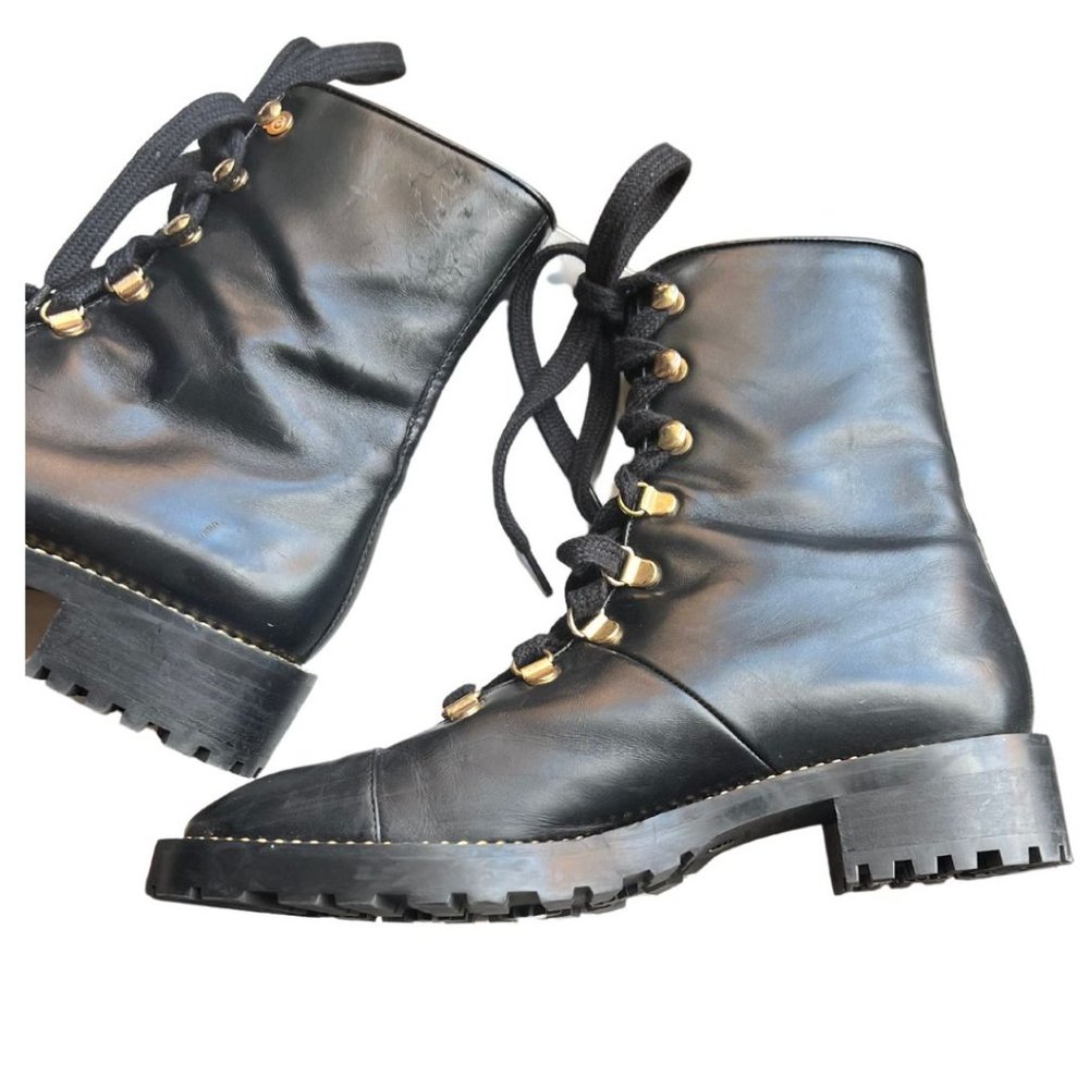 stuart weitzman combat boots sale